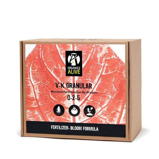 Organics Alive V-K Granular 0-2-5 Slow Release – Greener Gardens