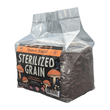 Spawn Magic Sterilized Red Milo Sorghum Bag