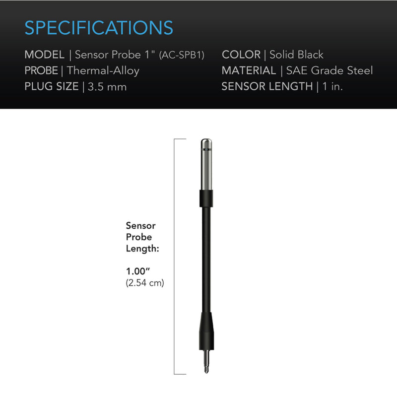 AC Infinity Controller Sensor Probes - 1" Detector