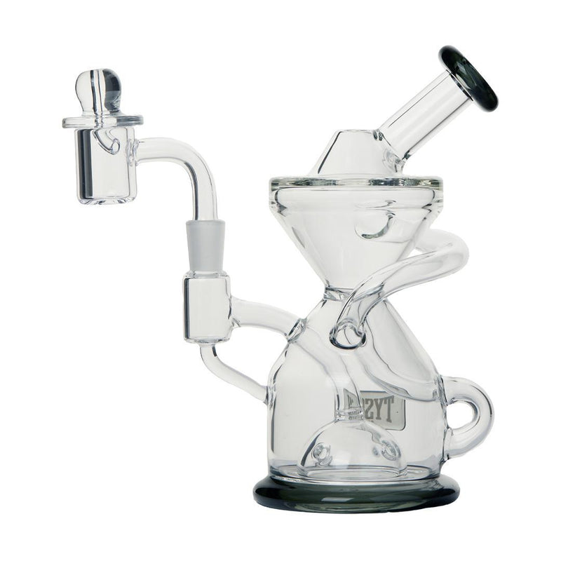 Tyson Knockout Dab Rig - Clear - Charcoal