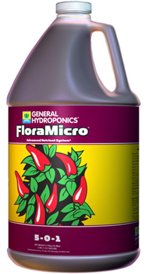 General Hydroponics Flora Micro 5 - 0 - 1 - Gallon