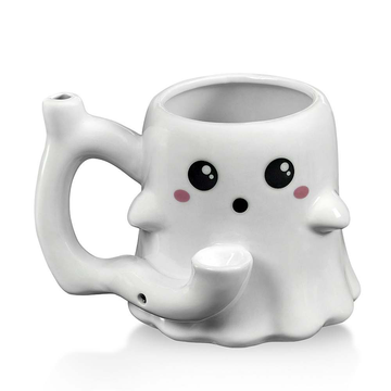 Ceramic Mug Pipes - Ghost