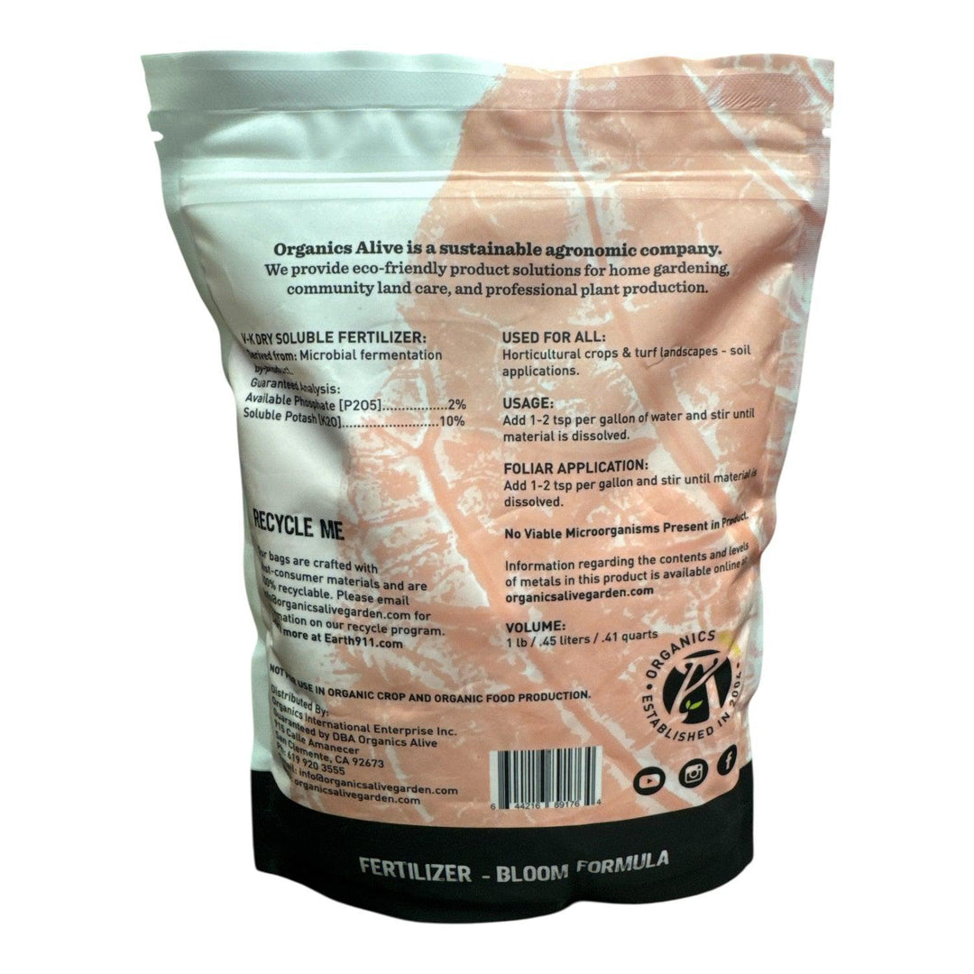 Organics Alive V-K Dry Soluble 0-2-10