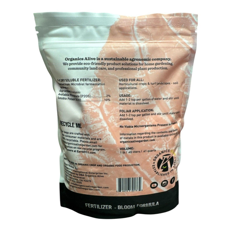 Organics Alive V-K Dry Soluble 0-2-10 - 1 lb