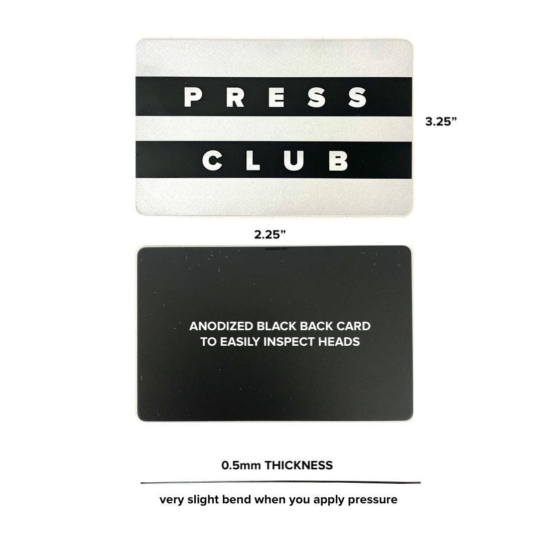 6061 Aluminum Collection Cards