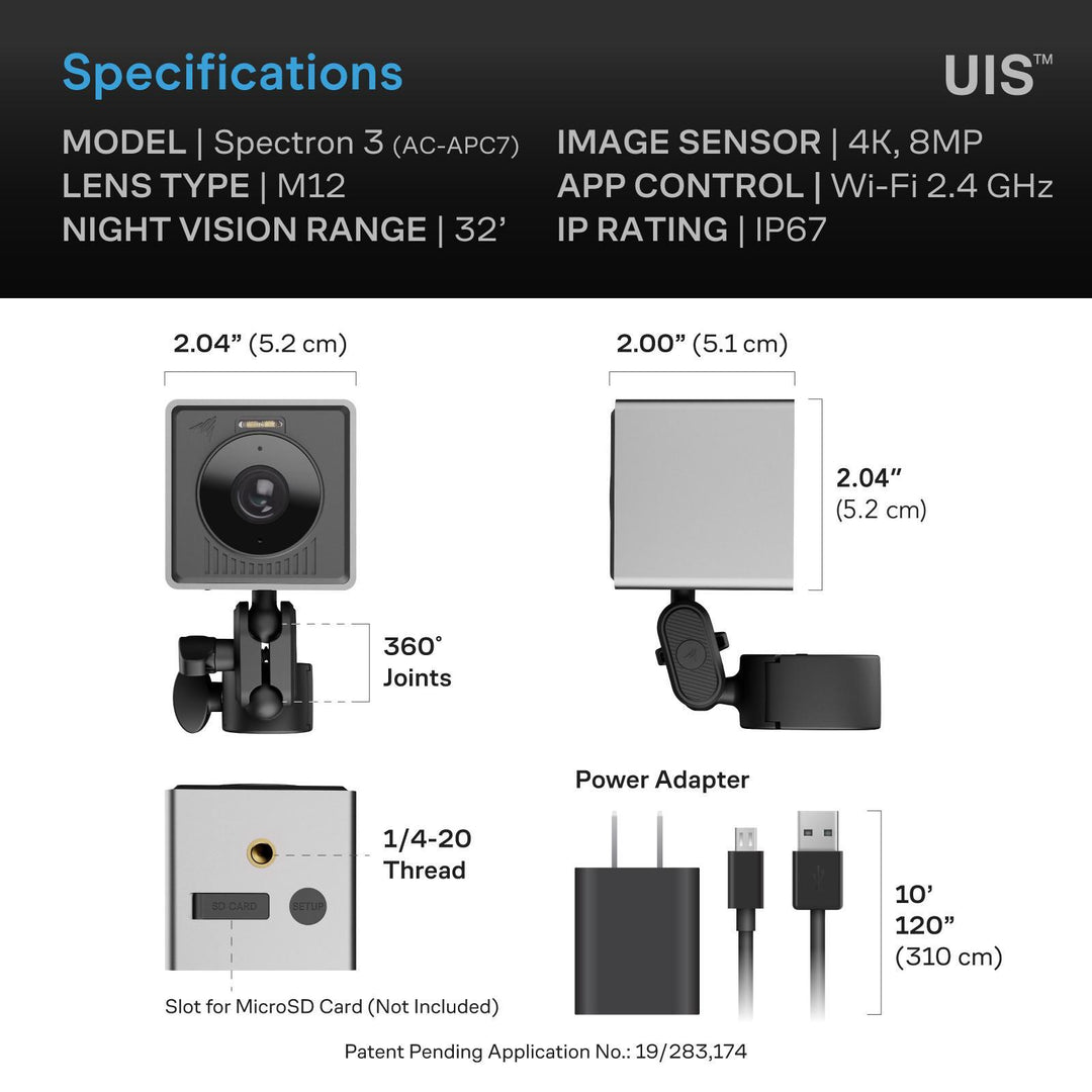 AC Infinity SPECTRON 3 - AI-Powered Grow Camera 4K