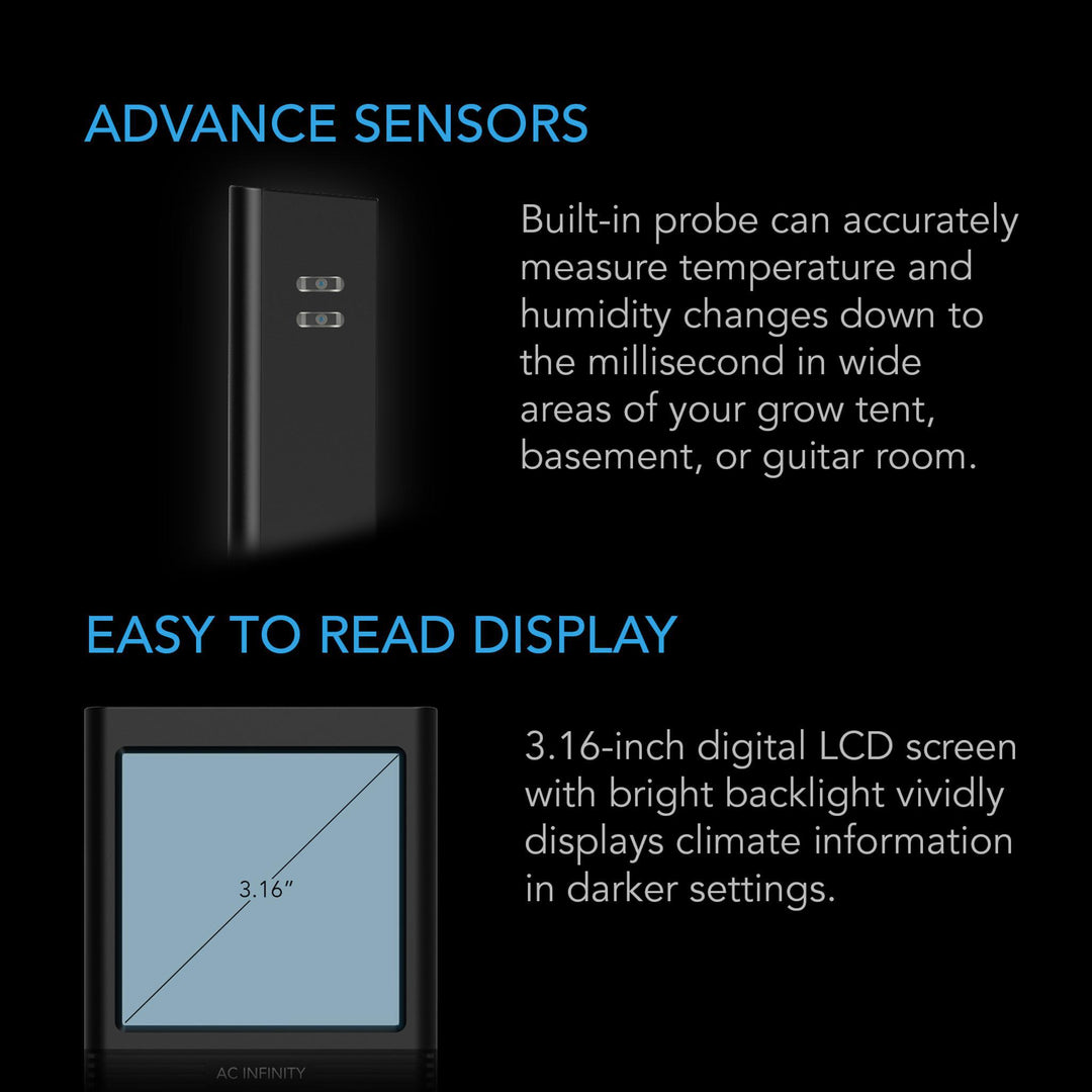 AC Infinity CLOUDCOM - Smart Thermo-Hygrometers