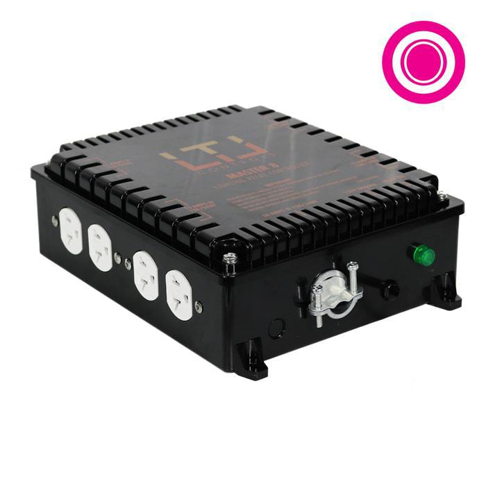 LTL Controls MASTER Lighting Relay Controllers w/o Timer (120V & 240V Universal Plug) - 4 Light