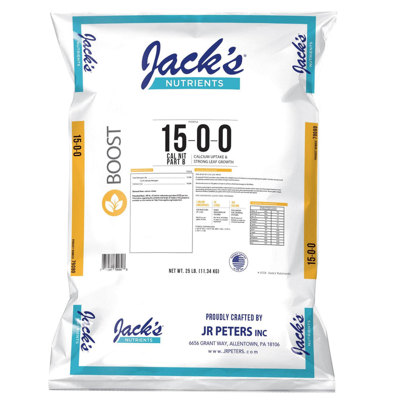 Jack's Nutrients 15-0-0 Calcium Nitrate Part B Fertilizer - 2.2 lb
