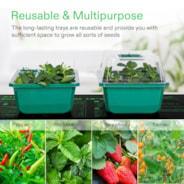 Vivosun - 12-Cell Seed Starter Kit with Humidity Dome - Default Title