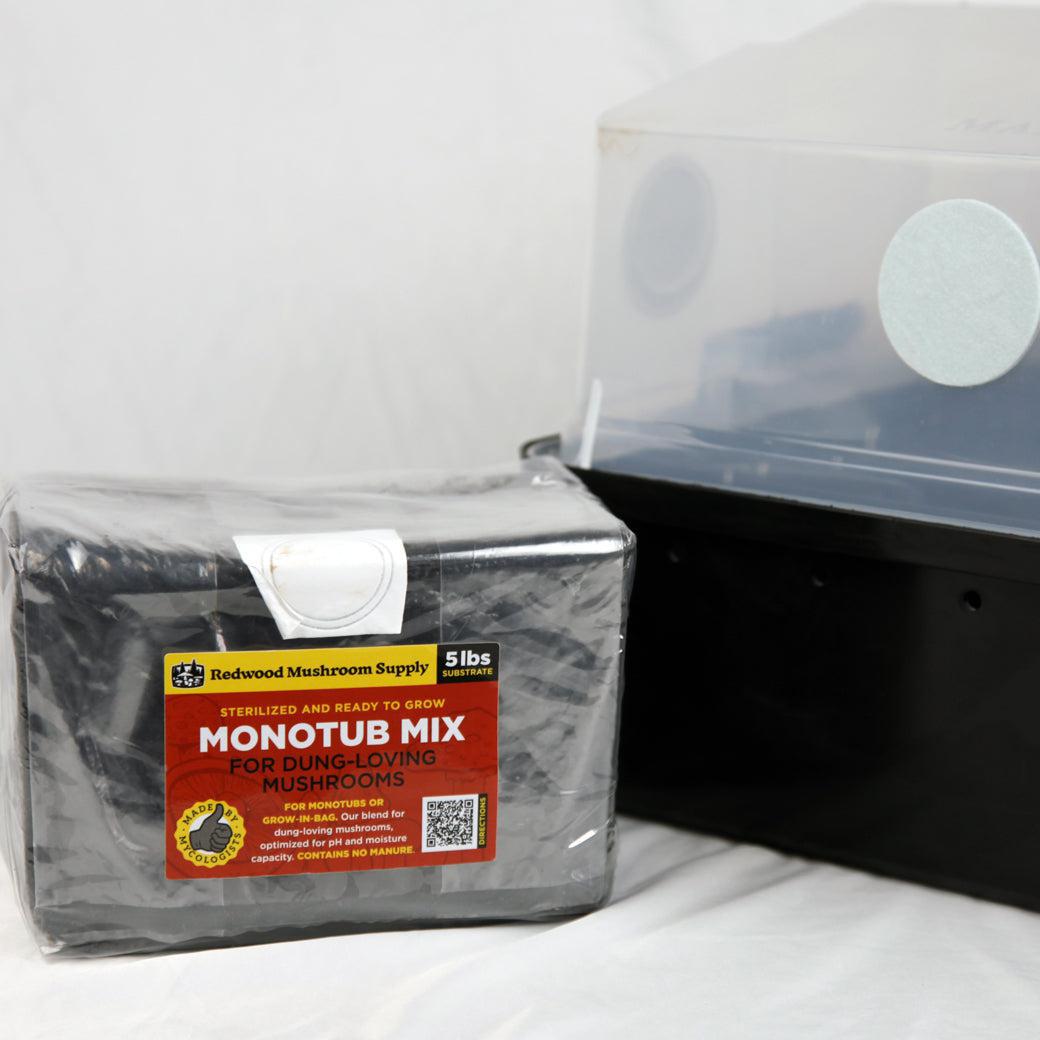 Redwood Mushroom Supply - Monotub Mix CVG Sterilized Substrate