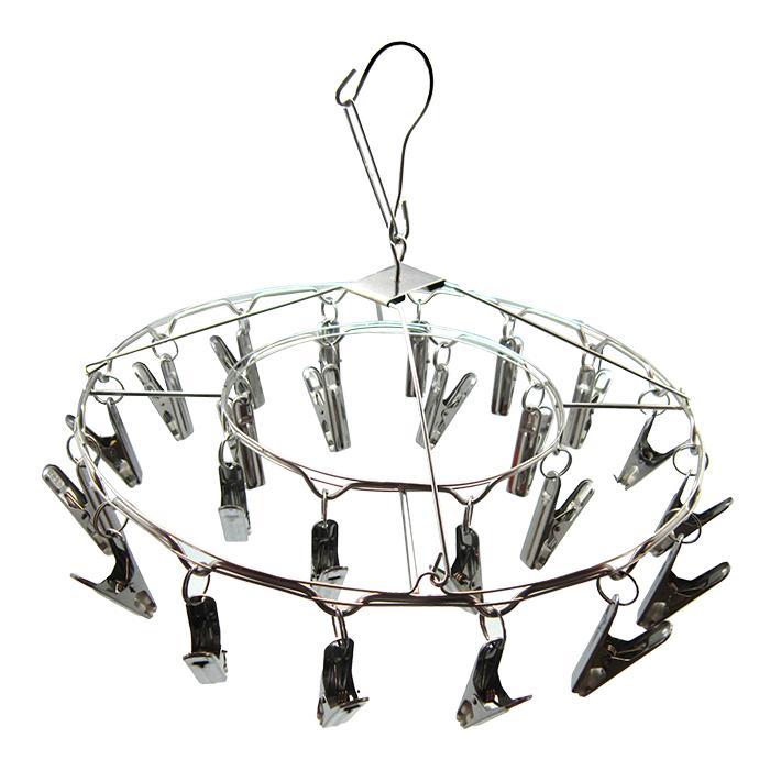 GROW1 24-Clip Hanging Metal Drying Rack