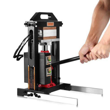 DABPRESS 6 TON PERSONAL ROSIN PRESS - 3X5" HEATED PLATENS & REPLACEABLE BOTTLE JACK INCLUDED