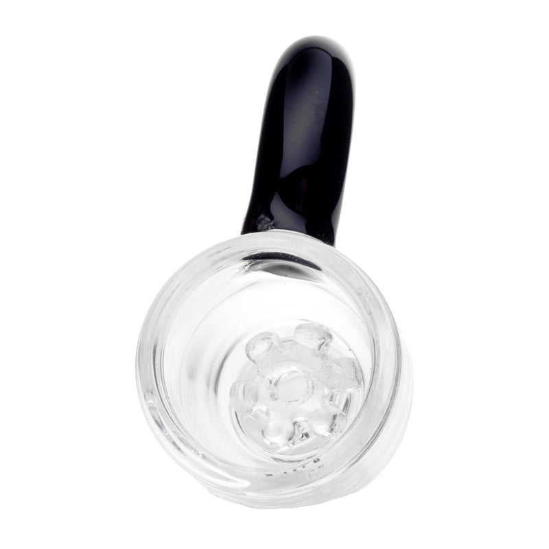 Human Grade Horn Flower Bowl - 14mm - Clear