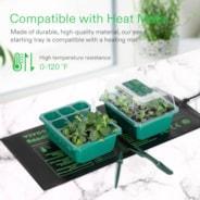 Vivosun - 12-Cell Seed Starter Kit with Humidity Dome