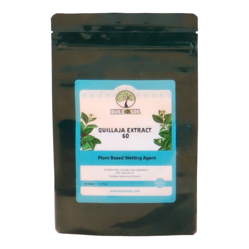 BuildASoil Quillaja Saponaria Extract Powder 60% - 2 oz