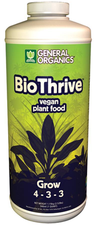 General Hydroponics BioThrive Grow 4 - 3 - 3 - Quart