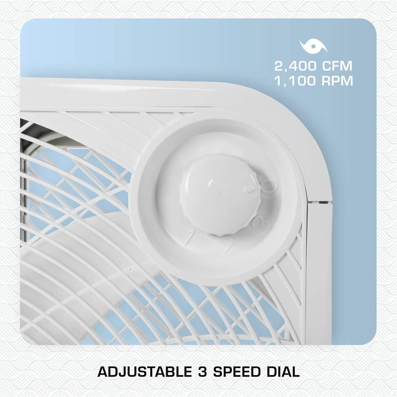 Hurricane Classic Floor Box Fan 20" - Default Title