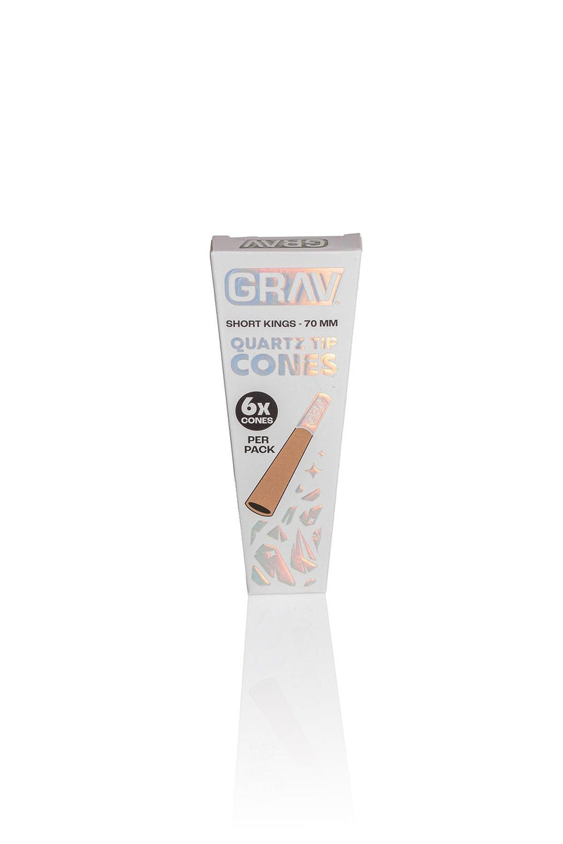 GRAV - Quartz Tip Cones - Short King - 6 Cones