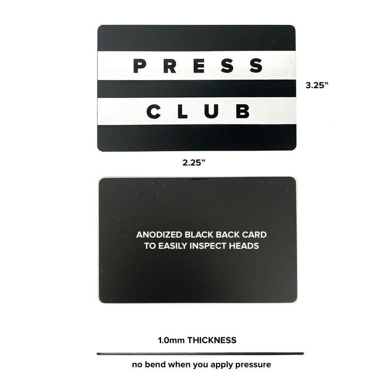 6061 Aluminum Collection Cards - 0.5mm