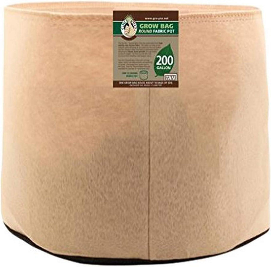 Gro Pro Premium Round Fabric Pot - Tan