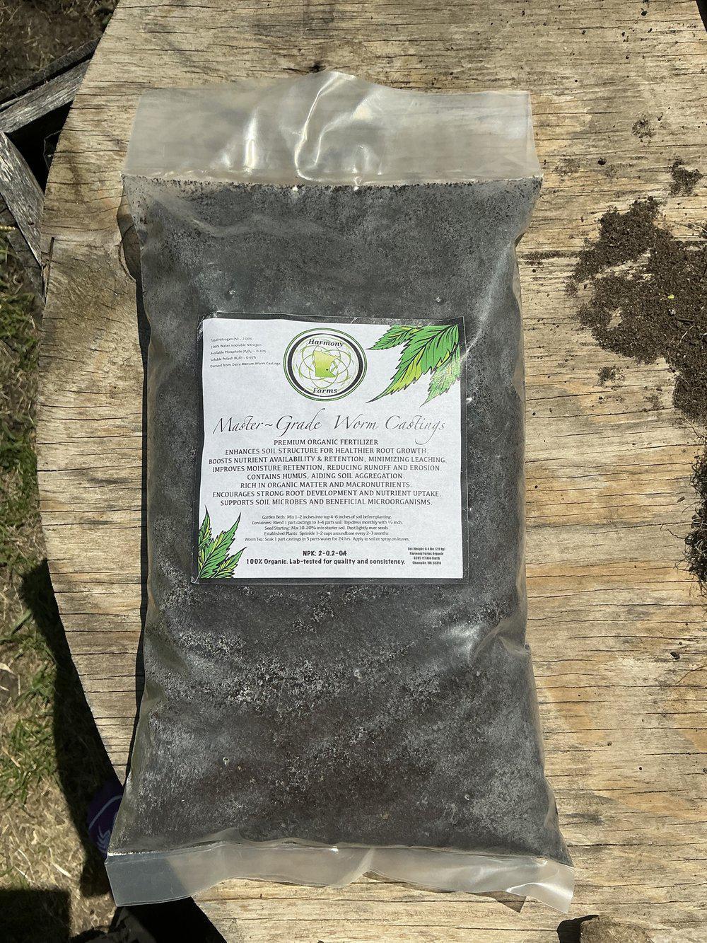 Harmony Farms Master-Grade Worm Castings