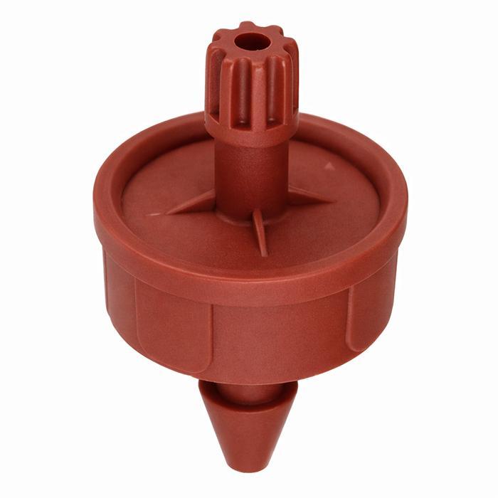 GROW1 Pressure Compensating Junior Dripper With LCNL - Blue/Red Dripper w/ LCNL 0.5GPH - Single
