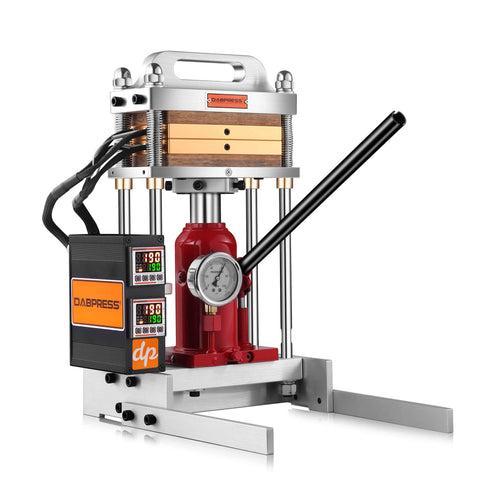 DABPRESS Truebar 10T Rosin Press: Rigid Direct-Connect 4x7" Plates Heavy-Duty Extraction - Default Title