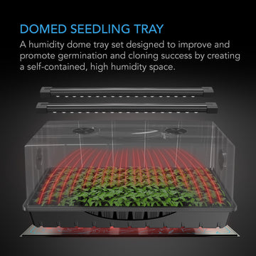 AC Infinity GERMINATION KIT with Grow Lights and Heat Mat - Large