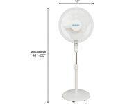 Hurricane Supreme Oscillating Stand Fan w/ Remote 16"