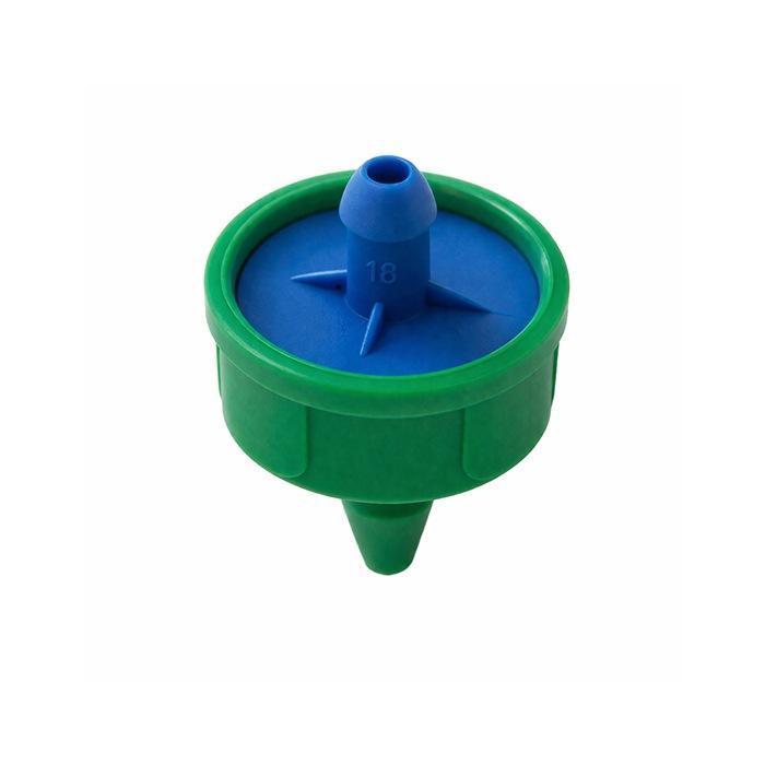 GROW1 Pressure Compensating Junior Dripper With CNL - Blue/Green Dripper w/ CNL 0.5GPH - 250 pk