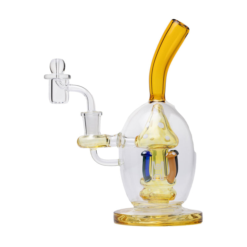 Mushroom Globe - White Red