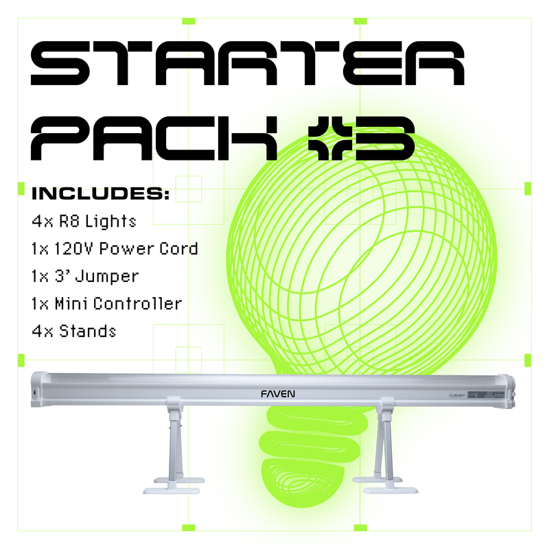 Faven Under Canopy Starter Pack for LED 4x8 120v - Default Title
