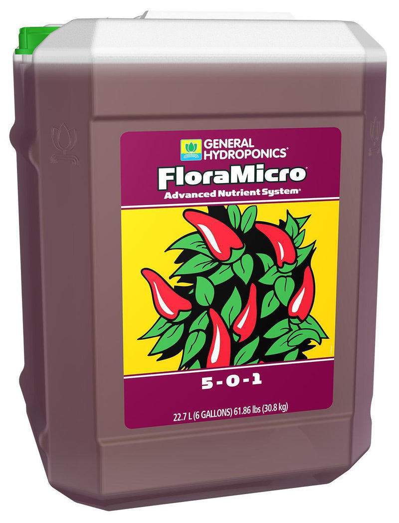 General Hydroponics Flora Micro 5 - 0 - 1 - 6 Gallon
