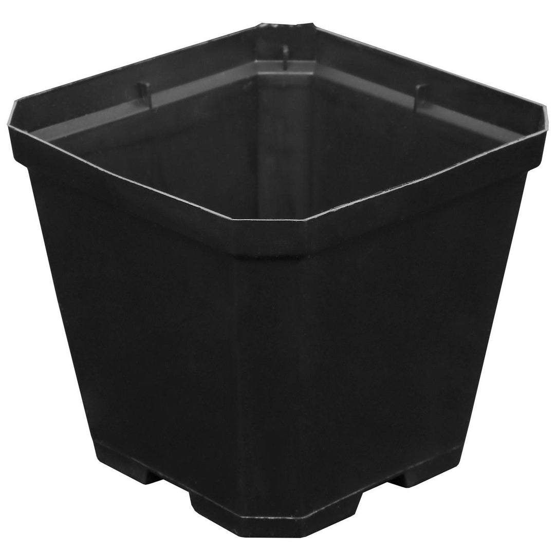 Gro Pro Black Square Pots BLOW MOLDED