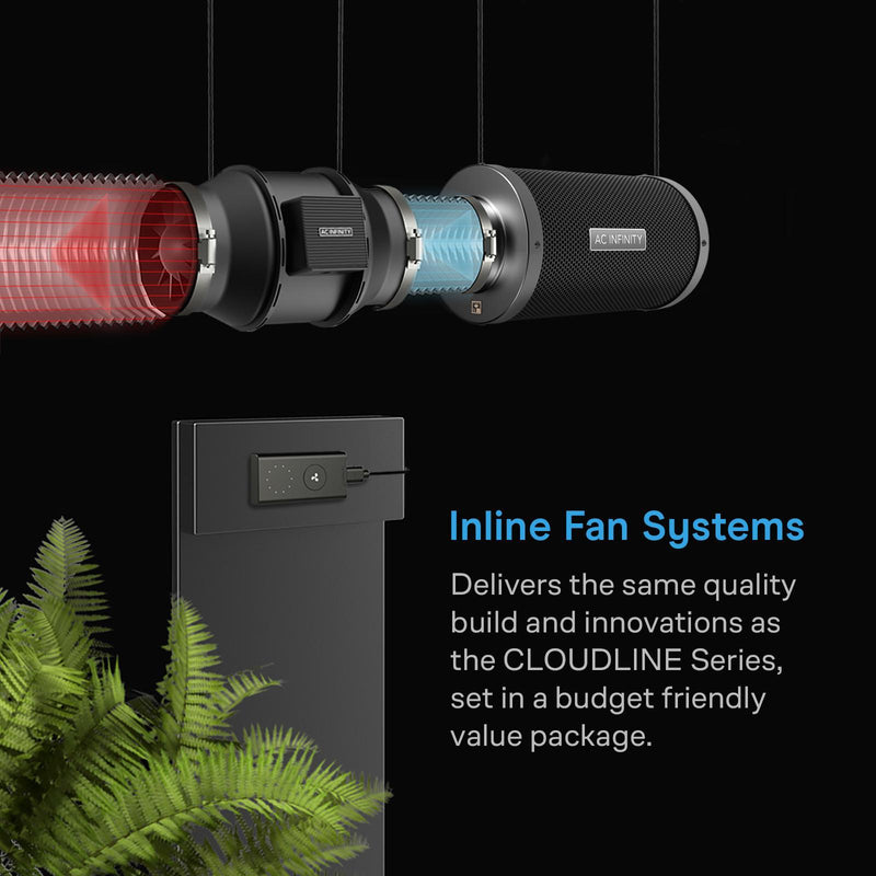 AC Infinity Air Filtration Kit 6" with Speed Controller, Inline Fan, Carbon Filter - Default Title